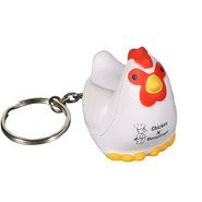 Chicken Stress Reliever Key Chain