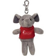 Elephant Wild Bunch Plush Key Tag