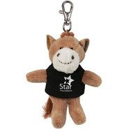 Horse Wild Bunch Plush Key Tag