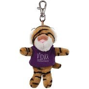 Tiger Wild Bunch Plush Key Tag