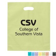 Frosted Brite Plastic Take Home Bag, 15" x 18"