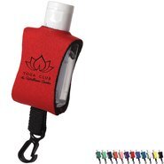 Cozy Clip Moisture Bead Hand Sanitizer in Neoprene Sleeve, .5oz.