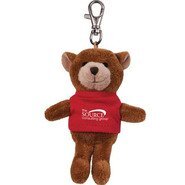 Bear Wild Bunch Plush Key Tag