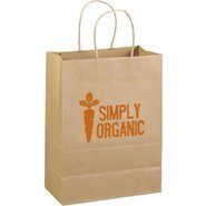 Eco Paper Shopper Bag, 10" x 13"