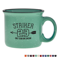 Speckled Ceramic Camper Mug, 14oz.