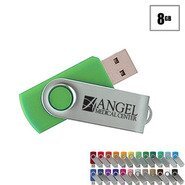 MVP Silver USB Flash Drive, 8GB