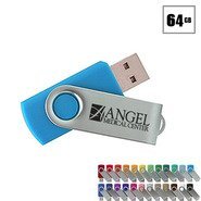 MVP Silver USB Flash Drive, 64GB