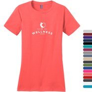 District Made® Perfect Weight® Ladies' Crew Tee