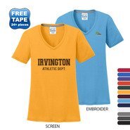 Port & Company® Essential Blended Ladies' Performance V-Neck Tee