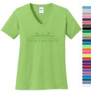 Port & Company® 100% Cotton Ladies' V-Neck Tee