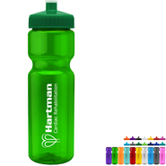 Transparent Sports Bottle, 28oz. - Push/Pull Lid