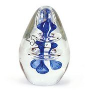 Atom Egg Art Glass Award, 2.5" x 4"