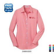 Port Authority® Gingham Easy Care Ladies' Shirt