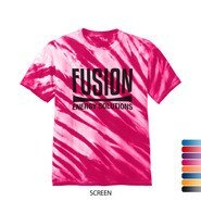 Port & Company® Essential Tiger Stripe Tie-Dye Men's Tee