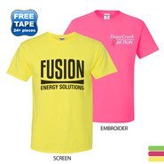 JERZEES® Dri-Power® Active 50/50 Performance Tee, Neons