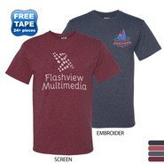 JERZEES® Dri-Power® Active 50/50 Performance Tee, Vintage Heathers