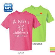 JERZEES® Dri-Power® Active 50/50 Youth Performance Tee, Neons