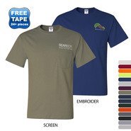 JERZEES® Dri-Power® Active 50/50 Men's Performance Pocket Tee