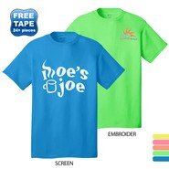 Port & Company® 50/50 Neon Men's Tee