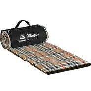 Roll-Up Picnic Blanket, Tartain Plaid, 59" x 53"