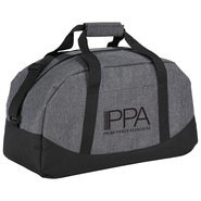 Graphite Polycanvas Gym Duffel Bag, 18"