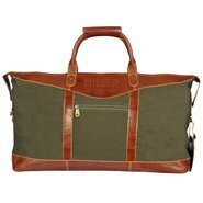 Pine Canyon Buffalo Leather and Canvas Duffel, 22"