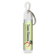 Basic Values™ Lip Balm in White Tube w/ Hook Cap & Keyring