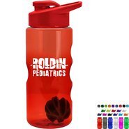 Finger Grip Shaker Tritan™ Transparent Bottle, 22oz. - Drink Thru Lid
