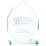 Eclipse Jade Glass Award, Medium, 5-3/4"