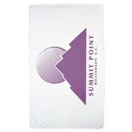 Turkish Signature White Basic Weight Beach Towel, 10.5 lbs.