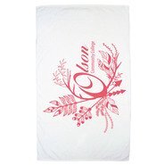 Turkish Signature White Medium Weight Beach Towel, 12 lbs.