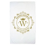 Turkish Signature White Superior Weight Beach Towel, 15 lbs.
