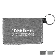 Heathered Jersey Knit Neoprene Card Guard
