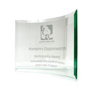 Chronicle Jade Crystal Award, Small, 7" x  5"