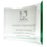 Chronicle Jade Crystal Award, Large, 10" x 7"