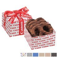 Chocolate Covered Pretzel Gift Box, Chocolate Drizzle