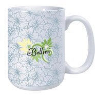 Mighty Matte White Ceramic Mug, 15oz.