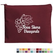 Dollface Color Cotton Canvas Cosmetic Bag