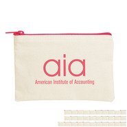 Poptart Cotton Canvas Zippered Pouch