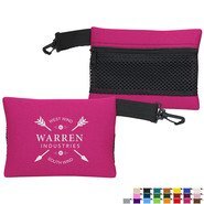 Foam Mesh Travel Bag with Clip