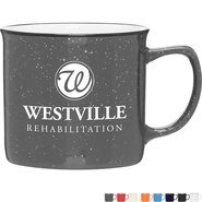 Cambria Stoneware Speckled Camper Mug, 12oz.