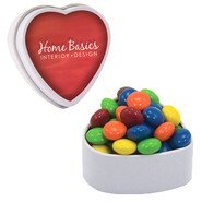 Chocolate Littles in Small Heart Tin