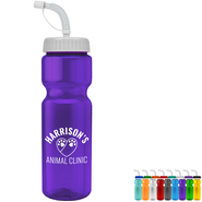 Reusable Sports Bottle With Push Pull Cap 28 Oz. - Office Depot