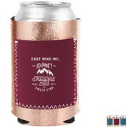 Metallic Little Buddy Can Cooler w/ Neoprene Pocket