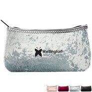 Canoe Large Velvet Neoprene Zippered Pouch
