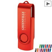 Rotate Two Tone USB Flash Drive, 2GB