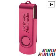 Rotate Two Tone USB Flash Drive, 8GB
