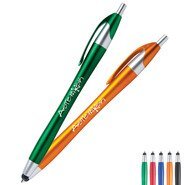 Javalina®  Metallic Retractable Ballpoint Pen & Stylus