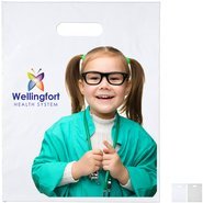 Digital Full Color Plastic Die Cut Take Home Bag, 12" x 15"