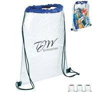 Rally Clear Drawstring Bag